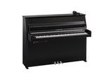 Yamaha B10 SC3 Silent Upright Piano in Polished Ebony with Chrome Fittings | Thompson Pianos