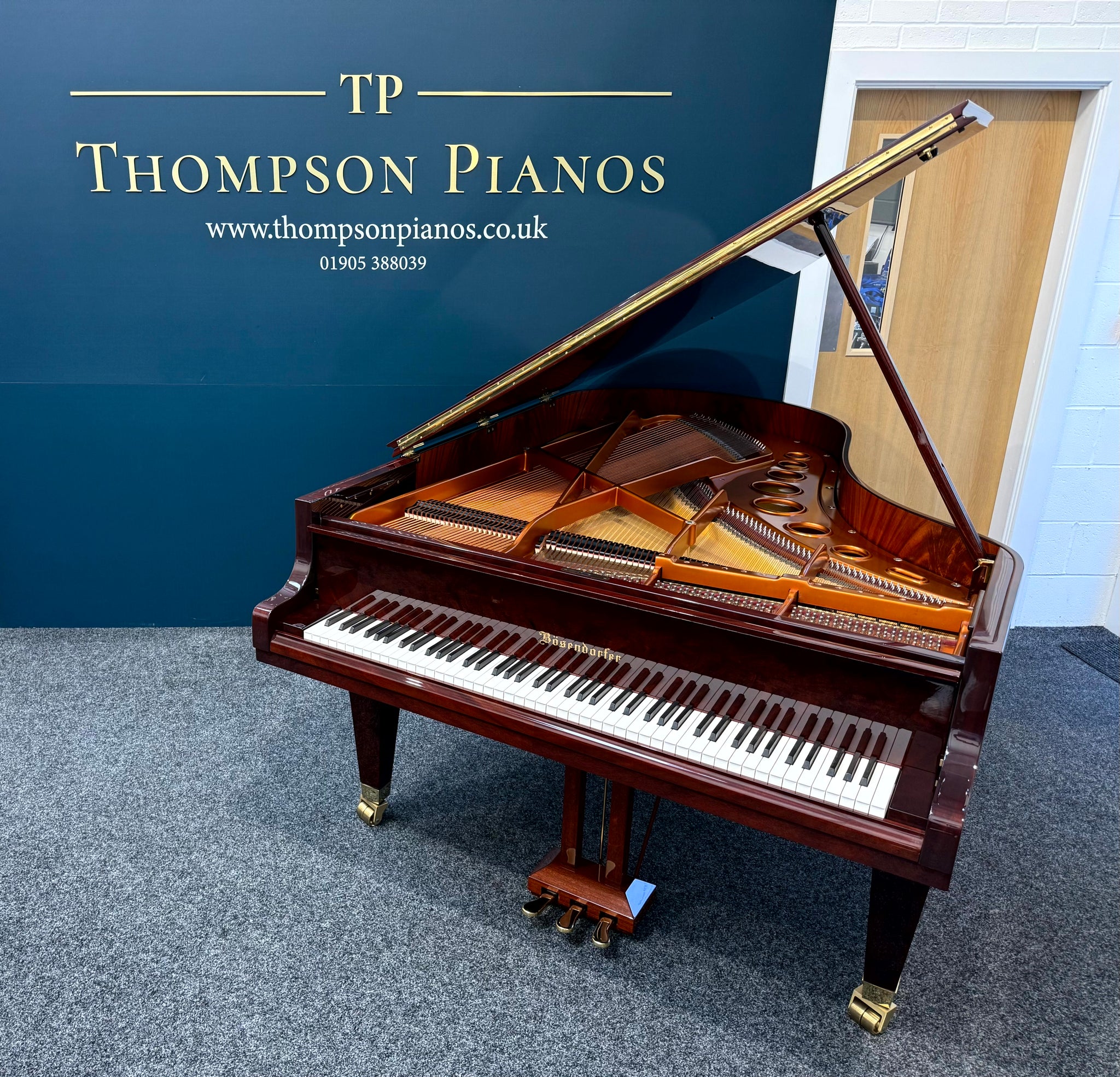 Bösendorfer Model 200 Grand Piano – Polished Mahogany (Pre-Owned, 1990)