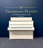 Grotrian-Steinweg 115 Upright Piano, Farrow & Ball Skimming Stone (Pre Owned 2011) | Thompson Pianos