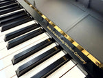 Grotrian-Steinweg 122V Upright Piano, Polished Ebony (Pre-Owned) | Thompson Pianos