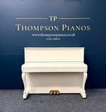 Samick Upright Piano, Farrow & Ball School House White (Pre Owned) | Thompson Pianos