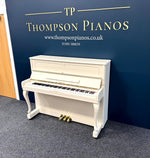 Samick Upright Piano, Farrow & Ball School House White (Pre Owned) | Thompson Pianos