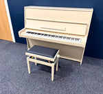 Steinway & Sons Model V Upright Piano, Farrow & Ball Oxford Stone (Pre-Owned) | Thompson Pianos