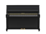 Yamaha B20 Upright Piano in Polished Ebony with Brass Fittings | Thompson Pianos