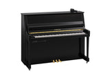 Yamaha B20 SC3 Silent Upright Piano in Polished Ebony with Brass Fittings | Thompson Pianos
