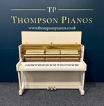 Yamaha P116 Upright Piano, Farrow & Ball Elephant’s Breath (Pre-Owned) | Thompson Pianos