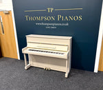Yamaha P116 Upright Piano, Farrow & Ball Elephant’s Breath (Pre-Owned) | Thompson Pianos