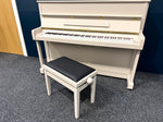 Yamaha P116 Upright Piano, Farrow & Ball Elephant’s Breath (Pre-Owned) | Thompson Pianos