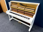 Yamaha U1A Upright Piano in Polished White – Made in Japan (1986/1987) – Reconditioned | Thompson Pianos