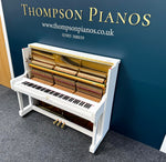 Yamaha U1A Upright Piano in Polished White – Made in Japan (1986/1987) – Reconditioned | Thompson Pianos