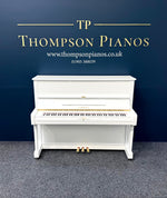 Yamaha U1A Upright Piano in Polished White – Made in Japan (1986/1987) – Reconditioned | Thompson Pianos