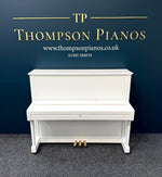 Yamaha U1A Upright Piano in Polished White – Made in Japan (1986/1987) – Reconditioned | Thompson Pianos