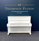 Yamaha U1H Upright Piano – Polished White – Reconditioned – Made in Japan (1977) | Thompson Pianos
