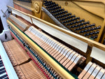 Yamaha U1H Upright Piano – Polished White – Reconditioned – Made in Japan (1977) | Thompson Pianos