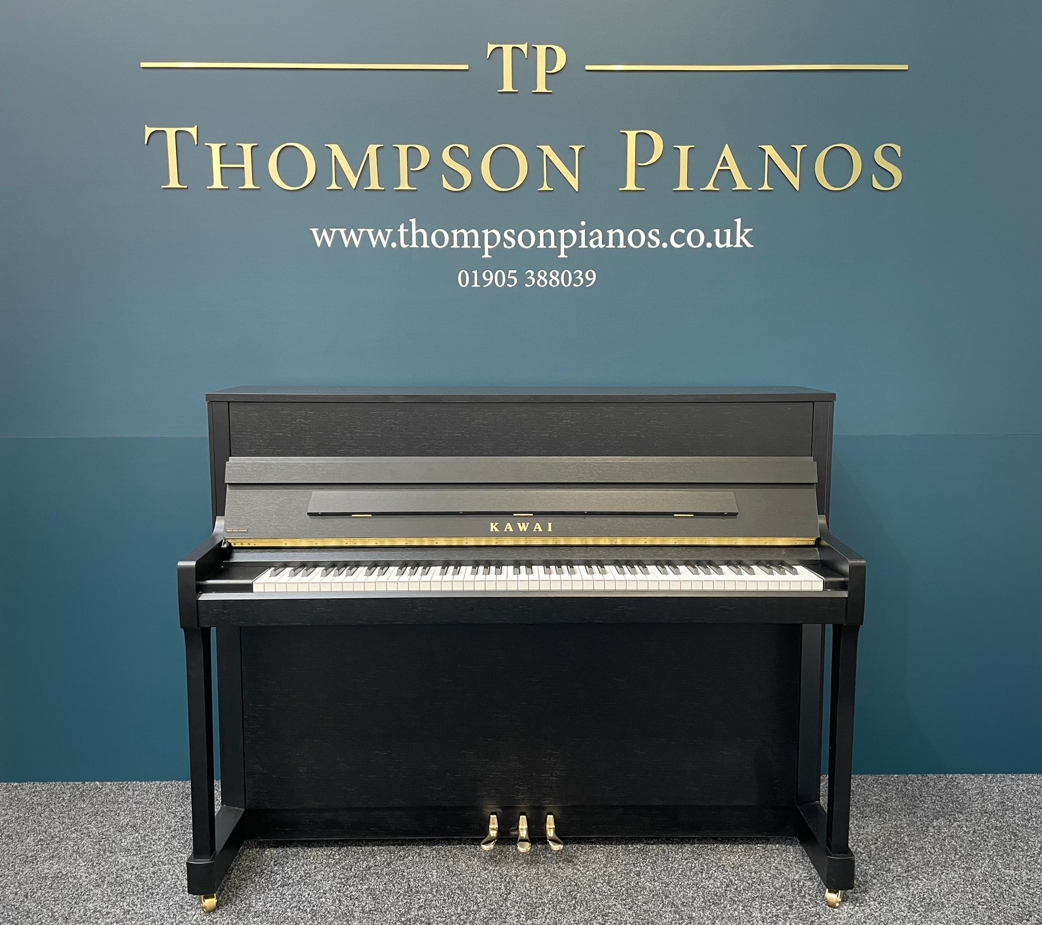 Kawai E-200 Upright Piano (Satin Black)